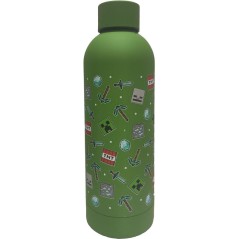 Botella Acero Inoxidable Minecraft 500ml