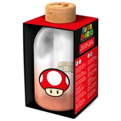 Botella cristal Super Mario Bros Nintendo 620ml