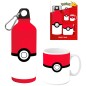 Set cantimplora aluminio + taza ceramica Pokemon