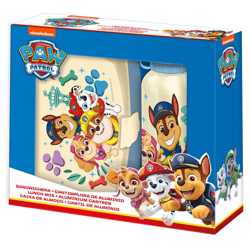 Set cantimplora + sandwichera Patrulla Canina Paw Patrol