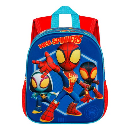 Mochila 3D Spinners Spidey Marvel 31cm