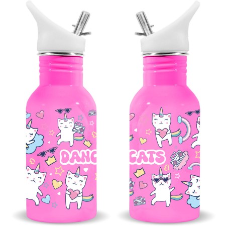 Cantimplora acero inoxidable Gatos Bailarines Water Revolution 500ml