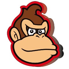 Cojin 3D Donkey Kong Super Mario Bros