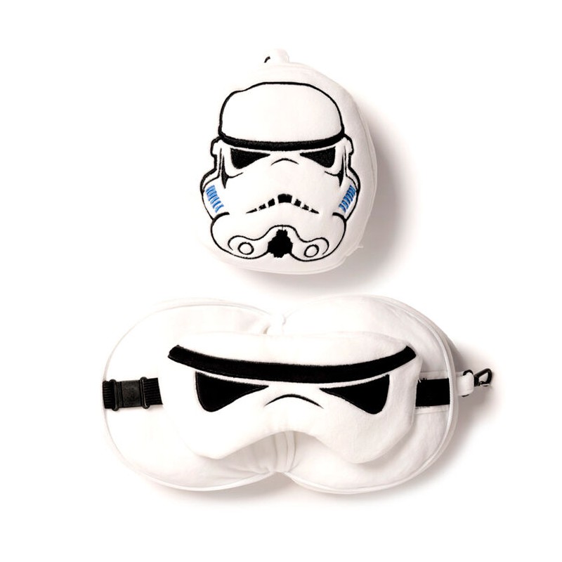 Almohada viaje antifaz Soldado Imperial Stormtrooper Star Wars Relaxeazzz