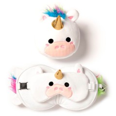 Almohada viaje antifaz Unicornio Relaxeazzz