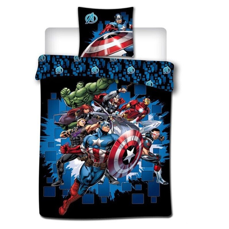 Funda nordica Los Vengadores Avengers Marvel cama 90cm policotton