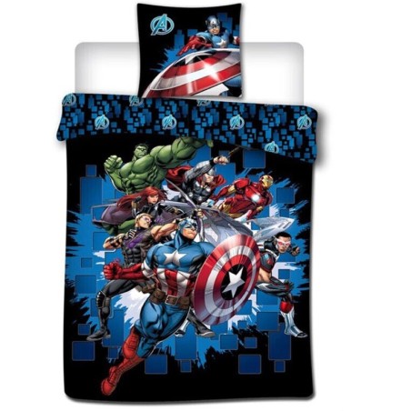 Funda nordica Los Vengadores Avengers Marvel cama 90cm policotton