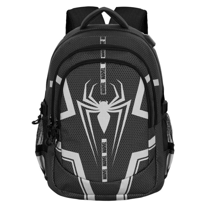 Mochila Plus Town Spiderman Marvel 44cm