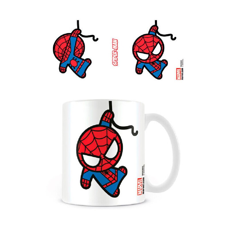 Taza Kawaii Spiderman Marvel