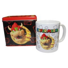 Hucha + taza Bowser Super Mario Bros Nintendo