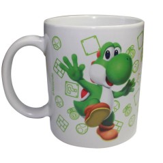 Hucha + taza Yoshi Super Mario Bros Nintendo