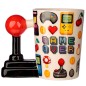 Taza asa 3D Joystick Pixel Game Over