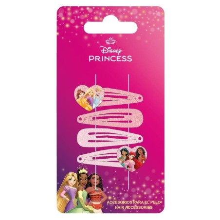 Blister 4 horquillas Princesas Disney