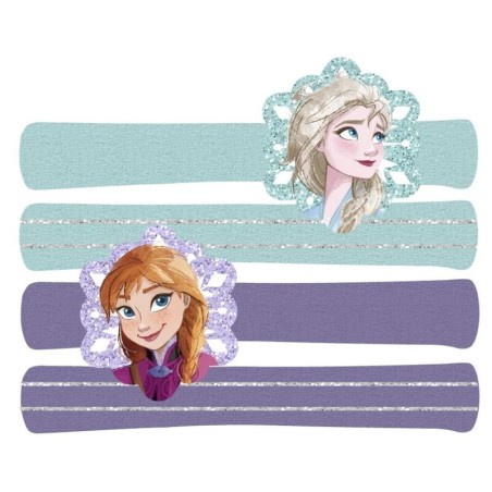 Blister 4 coleteros Frozen Disney