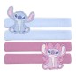 Blister 4 coleteros Angel & Stitch Disney