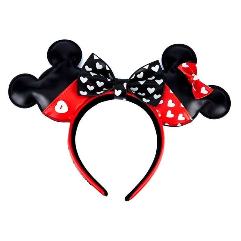 Diadema Orejas Valentines Mickey Minnie Disney Loungefly