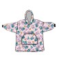 Bata sudadera oversize Stitch Disney coral infantil