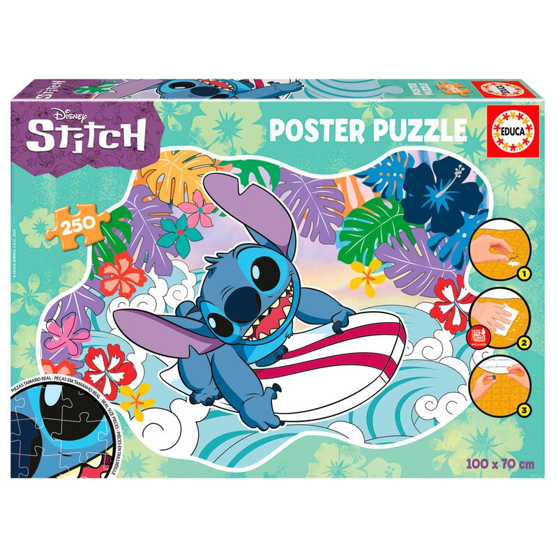 Puzzle Poster Stitch Disney 250pzs