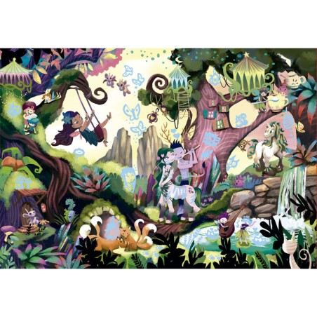 Puzzle Mysterious Bosque Magico 100pzs