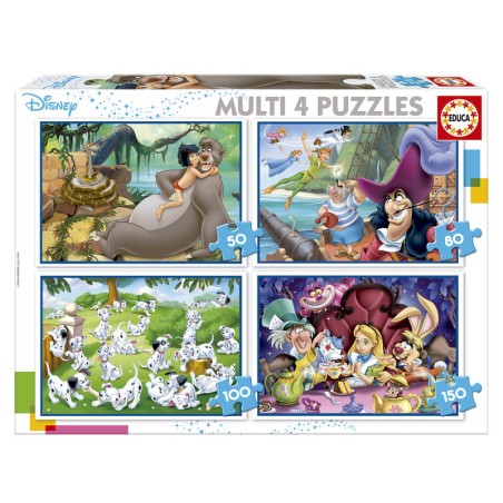 Puzzle Multi Disney 50-80-100-150pzs