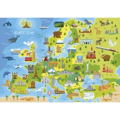 Puzzle Mapa de Europa 150pzs