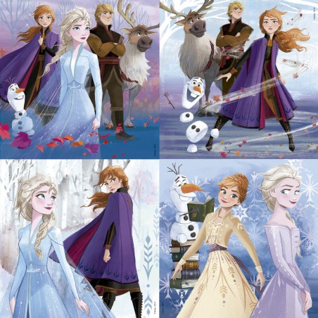 Puzzle Progresivo Frozen 2 Disney 12-16-20-25pzs