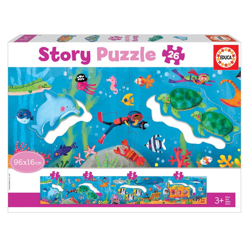 Puzzle Story Puzzle Mundo Submarino 26pzs