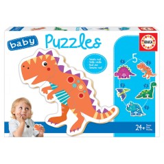 Puzzle Dinosaurios 2-5pzs