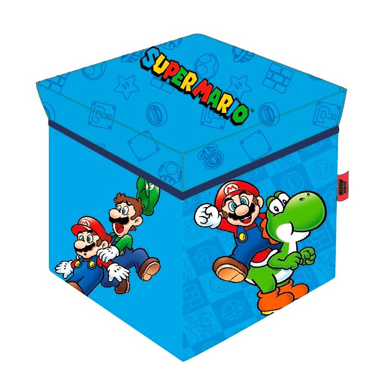 Cubo almacenaje Super Mario Bros