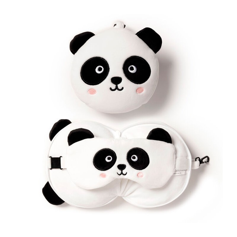 Almohada viaje antifaz Oso Panda Adoramals Relaxeazzz