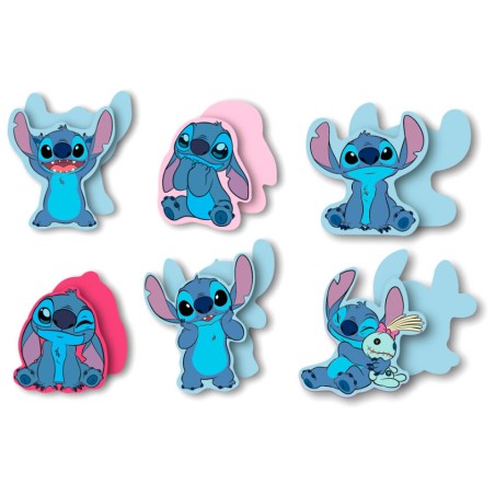 Mini cojin 3D Stitch Disney 15cm surtido