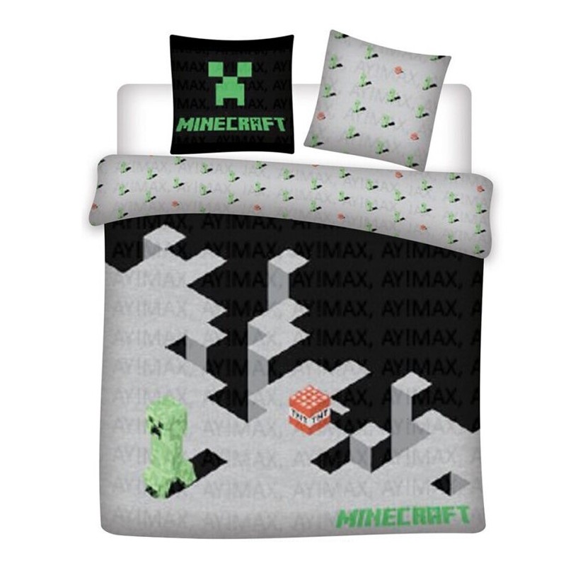 Funda nordica Minecraft cama 135cm policotton