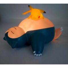 Lampara Led Touch Sensor Snorlax y Pikachu Pokemon