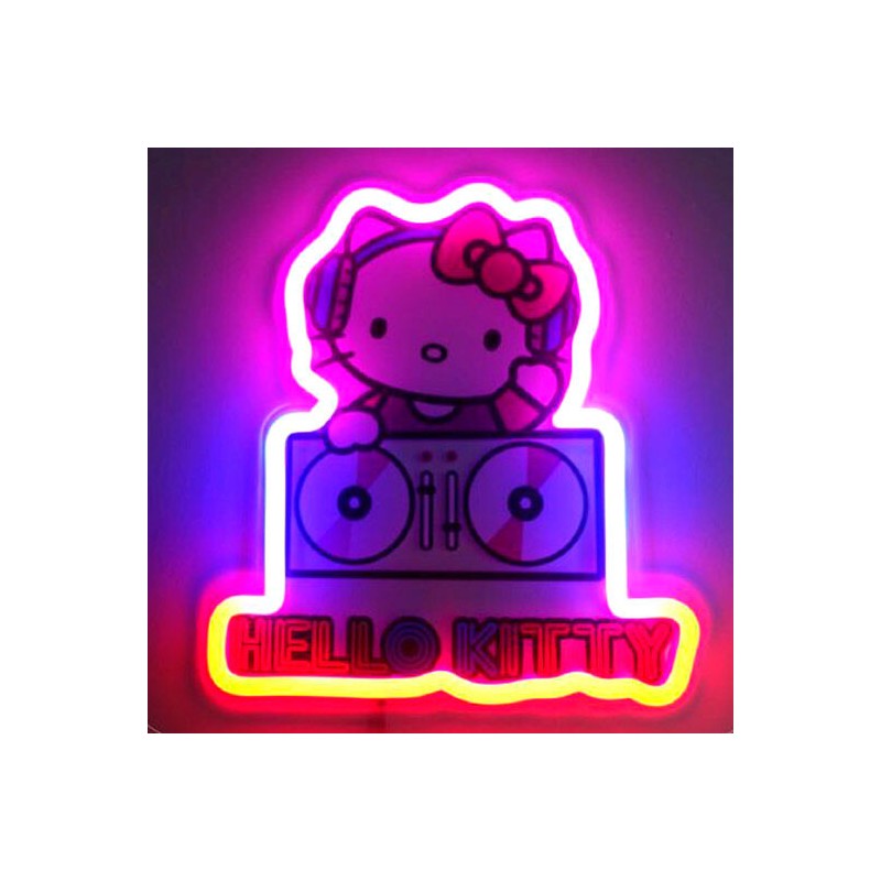 Lampara mural neon Neon Hello Kitty