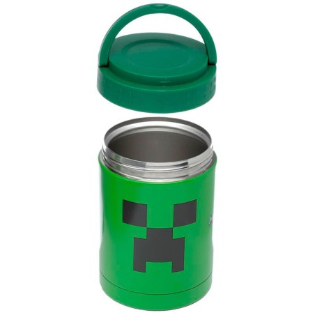 Fiambrera portatil Creeper Minecraft 500ml termo