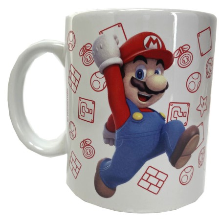 Hucha + taza Mario Super Mario Bros Nintendo