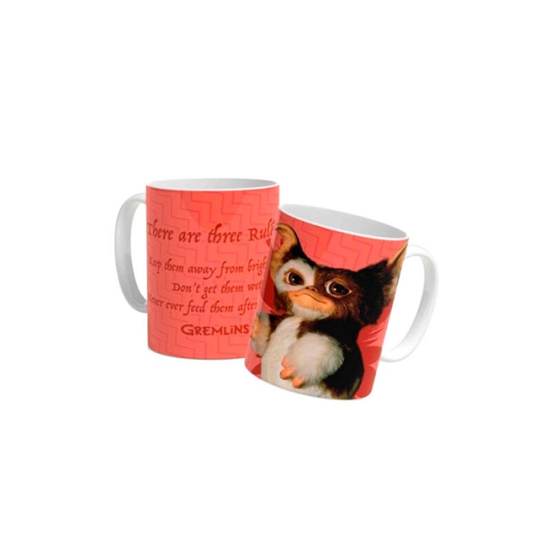 Taza There Are Three Rules Gizmo Gremlins