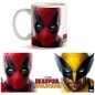 Taza Wolverine &38 Deadpool Marvel