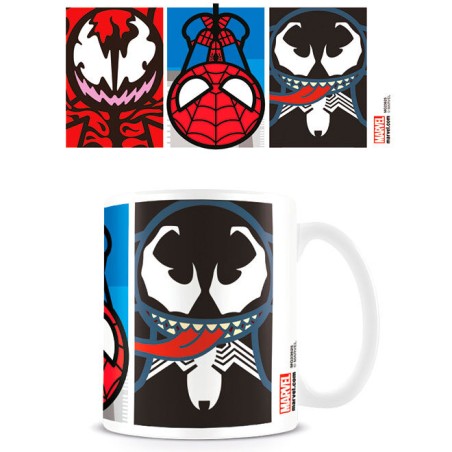 Taza Kawaii Spiderman Venom Marvel