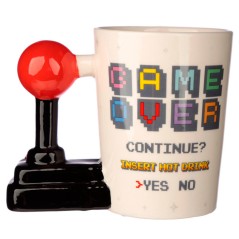 Taza asa 3D Joystick Arcade Game Over