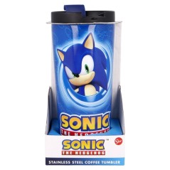 Vaso cafe acero inoxidable Sonic The Hedgehog 425ml