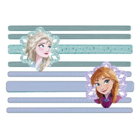 Blister 8 coleteros Frozen Disney