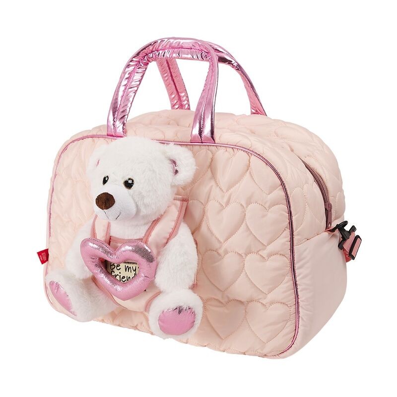 Bolsa viaje + peluche oso Teddy 41,5cm