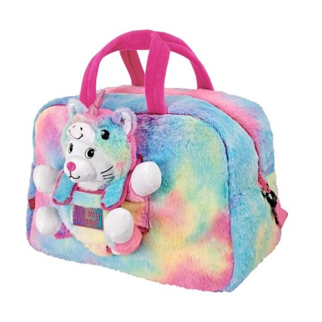 Bolsa viaje + peluche gato Emi 41,5cm