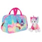 Bolsa viaje + peluche gato Emi 41,5cm