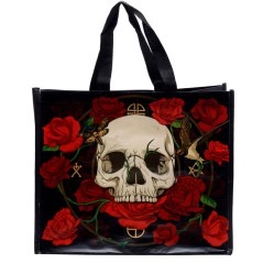 Bolsa shopping Calavera y Rosas