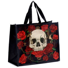 Bolsa shopping Calavera y Rosas