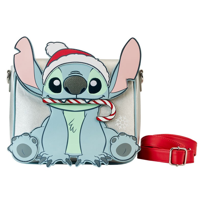 Bolso glitter Holiday Stitch Disney Loungefly