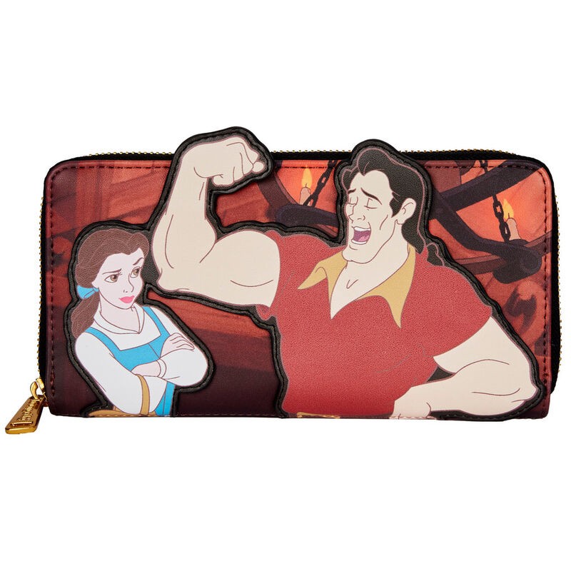 Cartera Villanos Escena Gaston La Bella y la Bestia Disney Loungefly