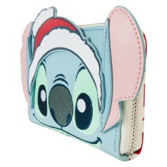 Cartera glitter Holiday Stitch Disney Loungefly